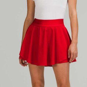 Lululemon Red Court Rival Skirt Size 4 *Tall